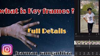 || Key frames in capcut ? || Video editing tips || HR EDITS  ||