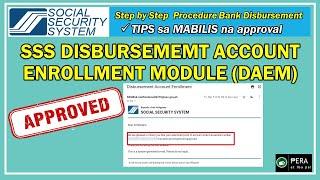 SSS Bank Disbursement Account Enrollment Module 2024 | SSS DAEM | Ano ang Step by Step Process?