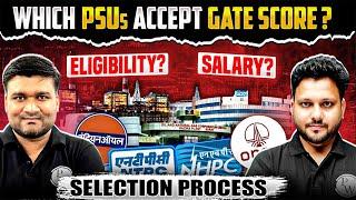 PSUs Accepting GATE Score | Eligibility, Salary & Selection Process |How to Join PSU With GATE Score