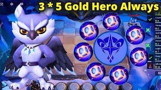 3 * 5 GOLD HERO ALWAYS AUSTUS SKILL 2 FULL TUTORIAL | MLBB MAGIC CHESS BEST SYNERGY COMBO TERKUAT