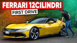 The NEW Ferrari 12Cilindri: 9500rpm, No hybrid, no turbos | Henry Catchpole - The Driver’s Seat