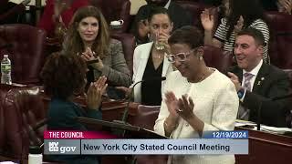 12/19/2024 14:07 New York City Council Video  City Hall Chambers  241219 140730