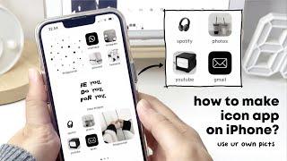 iOS17 tutorial change icon app ~ make your phone aesthetic