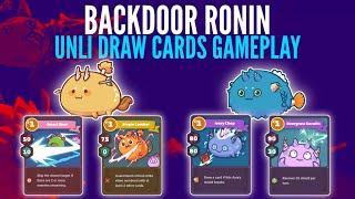 BACKDOOR BEAST + UNLI DRAW CARDS (BRP Gameplay) | Axie Infinity