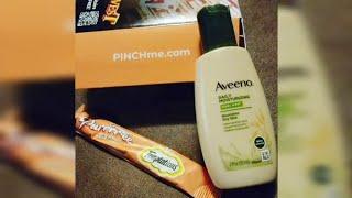 @PINCHmeUS Tuesday box: @aveeno body lotion and @temptationsbrand cat treats #unboxing