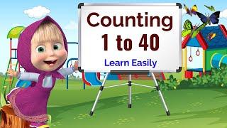 Learn counting 1 to 40, 1 se 40 tak ginti, 1 to 40, counting, ginti