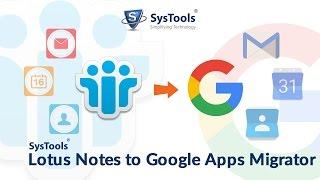 How to Migrate Data in Batch From Multiple Lotus Notes NSF Files into Google Apps / G Suite