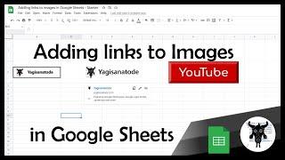 Adding links to images in Google Sheets
