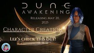 Dune: Awakening  Character Creator mode