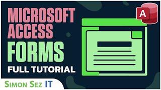 Microsoft Access Forms Tutorial: MS Access 2019