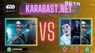 Fast & Fierce - Winning w/ Sabine 4k | Star Wars Unlimited Gameplay | Premier Constructed | Karabast