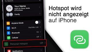 iPhone Hotspot wird nicht angezeigt/funktioiniert nicht! [4 Lösungen]