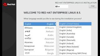 Red Hat Enterprise Linux 8 - Installation