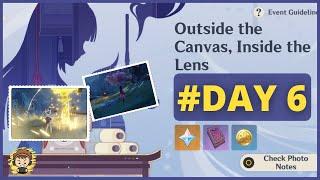 DAY 6!! Outside the Canvas, Inside the Lens Event Guide | Genshin Impact Event