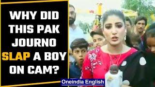 Pakistani reporter slaps boy on cam | Know why and all about the journalist | Oneindia News*News