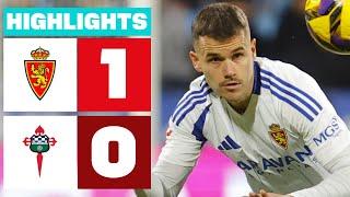 REAL ZARAGOZA 1 - 0 RACING CLUB FERROL I HIGHLIGHTS LALIGA HYPERMOTION