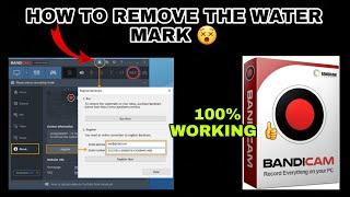  How To Remove The Bandicam Watermark In Hindi 2022 
