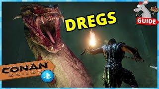 CONAN EXILES Dregs Dungeon Walkthrough! The Abysmal Remnant Ps4