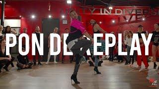 YANIS MARSHALL HEELS CHOREOGRAPHY "PON DE REPLAY" RIHANNA. MILLENNIUM DANCE COMPLEX