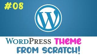 #08 Wordpress theme from scratch | Post thumbnails | Quick programming beginner tutorial