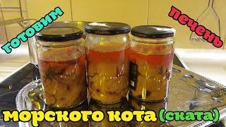 Готовим печень морского кота (ската)