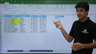 MS Excel - Advanced Filters