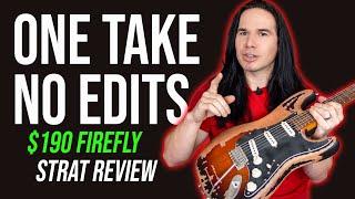 Brutally Honest Review of the Sub-$200 Firefly Relic Strat! (one take, no edits, live audio)