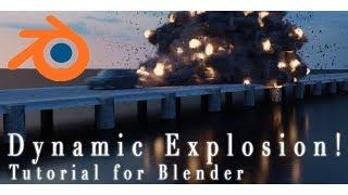 Blender Dynamic Explosion Tutorial: Blender 3d(Utilizing the Khaos add-on)