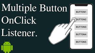 Multiple Button OnClick Listener in Android Studio | Android Tutorials