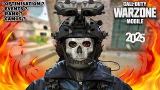 WARZONE MOBILE IN 2025 ??  | OPTIMISATION ? RANK ? CAMOS ? 