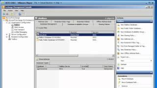 Exchange 2010 Mount and Dismount Mailbox Database