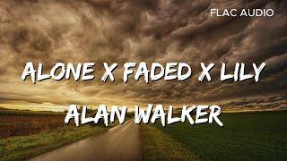 Alan Walker - Alone x Darkside x On My Way x Alone pt 2 (Lyrics) 𝐅𝐋𝐀𝐂 𝐀𝐔𝐃𝐈𝐎