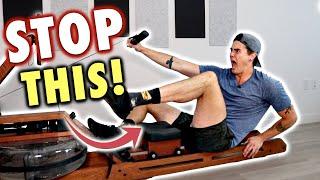 How to NOT FALL OFF the Rower (And SPRINT Faster Than Anyone!)