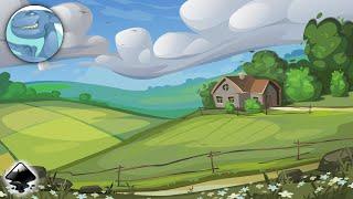 Rural landscape - Process of creating a vector illustration in Inkscape - Timelapse