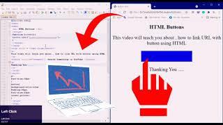 Onclick event in HTML | Connect URL with Button in html | button On click | Onclick Java Script