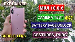 Redmi Note 5 Pro Miui 10.0.6.0 full review | Camera test (Google Lens), Battery performance, PubG