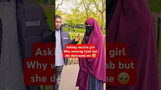 Muslim girl destroyed me, #muslimah #allah #islamicvideo #islam #allah #hijab #god #quran #shorts