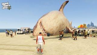 I Found The Biggest MEGALODON MONSTER In GTA 5 !!