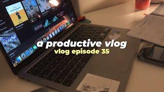 a productive vlog; studying, life updates and journaling 