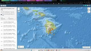 Deep Earthquake Swarm Underneath Big Island Hawaii. Saturday update 6/15/2024