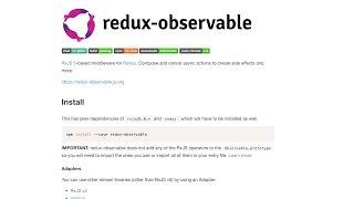 Basic React with redux-observable