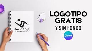 How to make a Logo in Canva for FREE and WITHOUT a background From Scratch + Mockups