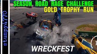 Wreckfest: Season Road Rage Challenge, Gold Trophy Run.