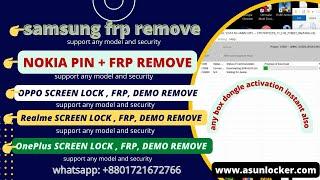 nokia screen lock frp remove, samsung frp remove, one plus screen lock frp demo remove oppo realme