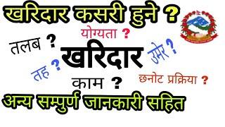 खरिदार भनेको के हो | qualification for kharidar | how to become kharidar | loksewa tayari in nepal