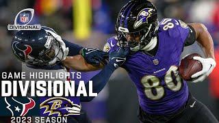 Houston Texans vs. Baltimore Ravens Game Highlights | NFL 2023 Divisional Round