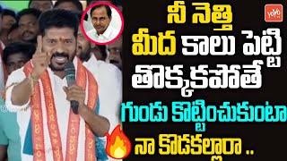 నా కొడకల్లారా : TPCC Revanth Reddy MOST POWERFULL Warning To CM KCR | TRS Vs Congress | YOYO TV