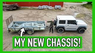 The Defender rebuild can begin! (And revealing the parts)
