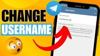 How to change username on Telegram- EASY