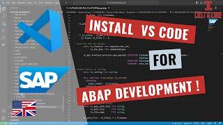 Install Visual Studio Code (VS Code) for ABAP development in SAP [english]